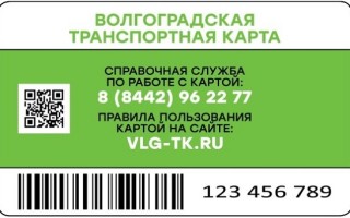 Транспортная карта “Волна” Волгоград: тарифы и проверка баланса